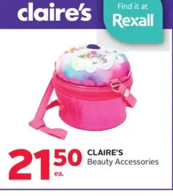 Rexall Claire's beauty accessories offer