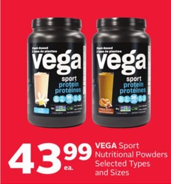 Rexall Vega sport nutritional powders offer