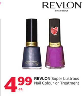 Rexall Revlon super lustrous nail colour or treatment offer