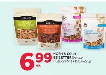 Rexall Nosh & co. or be better deluxe nuts or mixes offer