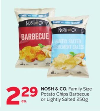 Rexall Nosh & co. family size potato chips offer