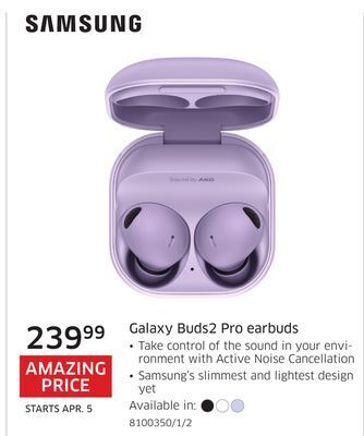 The Source Samsung galaxy buds2 pro earbuds offer
