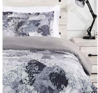 The Brick Axel 3-piece twin comforter set offer