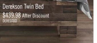The Brick Derekson twin bed offer