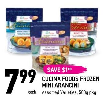 Coppa's Fresh Market Cucina foods frozen mini arancini offer