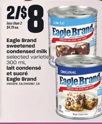 Independent City Market Lait condensé et sucré eagle brand, 300 ml offer