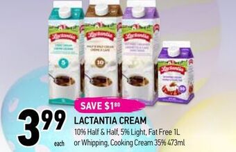 Coppa's Fresh Market Lactantia cream offer