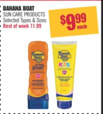 Shoppers Drug Mart Banana boat sun care products offer