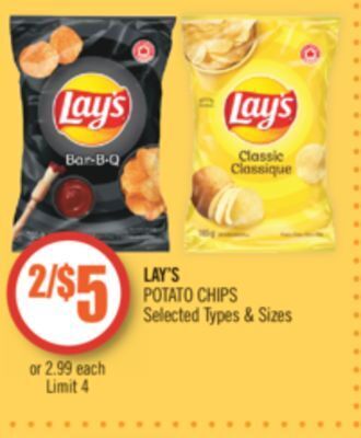 Shoppers Drug Mart Lay's potato chips offer
