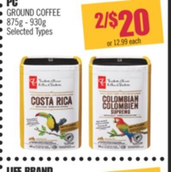 Shoppers Drug Mart Pc ground coffee offer