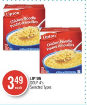 Shoppers Drug Mart Lipton soup offer