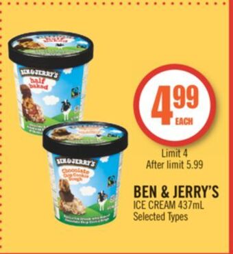 Shoppers Drug Mart Ben & jerry's ice cream offer