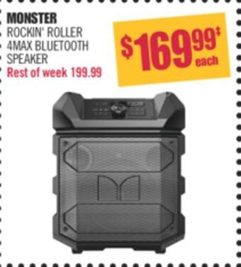 Shoppers Drug Mart Monster rockin' roller 4max bluetooth speaker offer