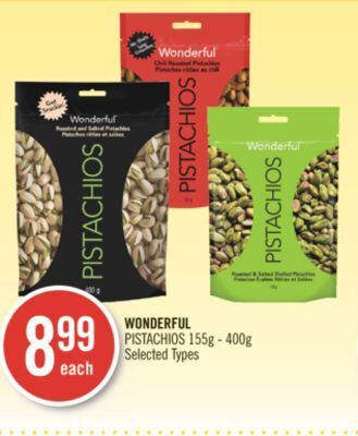 Shoppers Drug Mart Wonderful pistachios offer