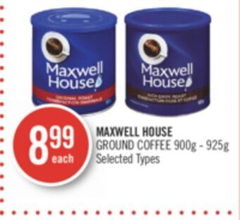 Shoppers Drug Mart Maxwell house ground coffee offer
