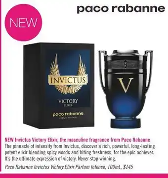 Shoppers Drug Mart Paco rabanne invictus victory elixir parfum intense offer