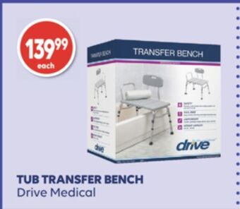 Wellwise by Shoppers Drive medical tub transfer bench offer