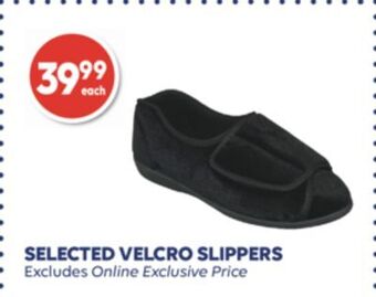 Wellwise by Shoppers Selected velcro slippers offer