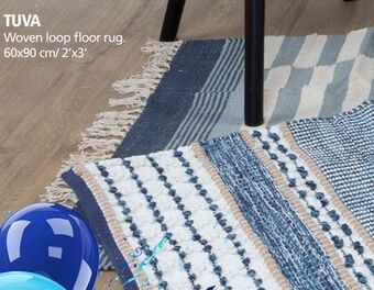 JYSK Tuva woven loop floor rug offer