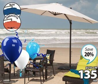 JYSK Aarhus hanging umbrella offer