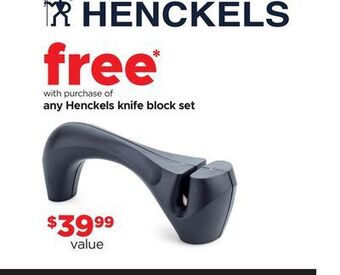 Kitchen Stuff Plus Henckels knife block set offer