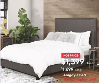 Sleep Country Abigayle bed offer