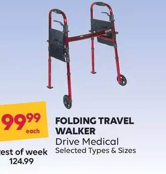 Wellwise by Shoppers Drive medical folding travel walker offer