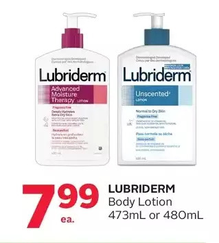 Rexall Lubriderm body lotion offer