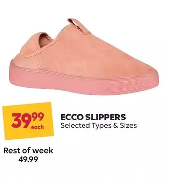 Wellwise by Shoppers Ecco slippers offer