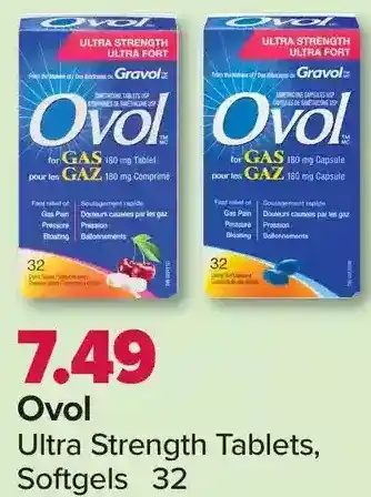 PharmaChoice Ovol ultra strength tablets, softgels 32 offer