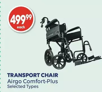 Wellwise by Shoppers Airgo comfort-plus transport chair offer