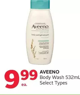 Rexall Aveeno body wash offer