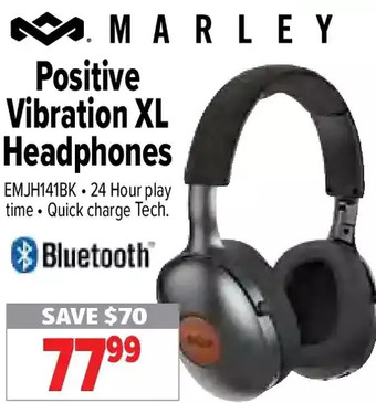 2001 Audio Video Marley positive vibration xl headphones offer