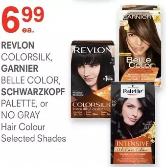Guardian Pharmacy Revlon colorsilk, garnier belle color, schwarzkopf palette or no gray hair colour offer