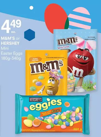 Guardian Pharmacy M&m's or hershey mini easter eggs offer