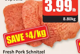 Starsky Fresh pork schnitzel offer