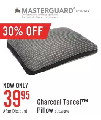 The Brick Masterguard charcoal tencel pillow offer