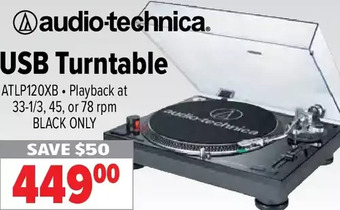 2001 Audio Video Audio-technica usb turntable offer