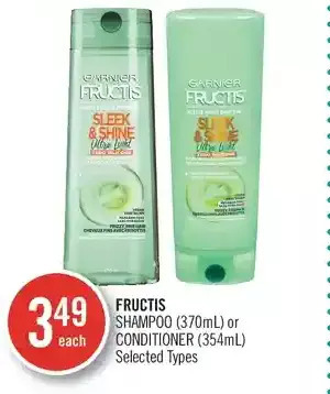 Shoppers Drug Mart Fructis shampoo or conditioner offer
