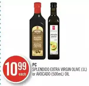 Shoppers Drug Mart Pc splendido extra virgin olive or avocado oil offer