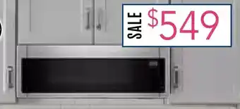KW Appliance Plus Whirlpool 1.1 cu. ft. low profile microwave hood combination offer