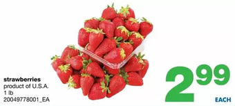 Wholesale Club Strawberries offer