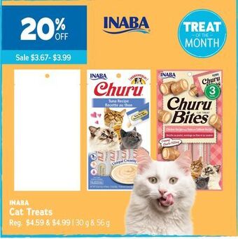 Ren’s Pets Depot Inaba cat treats offer