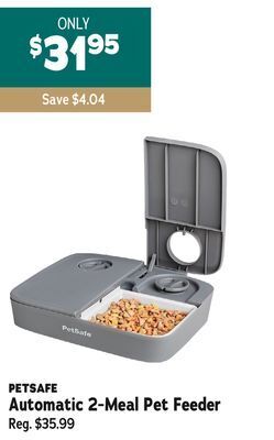 Ren’s Pets Depot Petsafe automatic 2-meal pet feeder offer