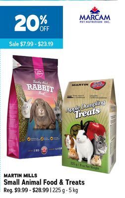 Ren’s Pets Depot Martin mills small animal food & treats offer