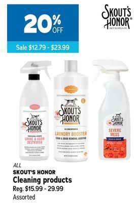 Ren’s Pets Depot All skout's honor cleaning products offer