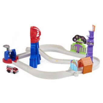 Toys R us Paw patrol, true metal total city rescue movie track set with exclusive marshall vehicle, 1:55 scale offer
