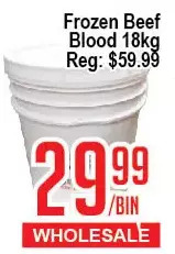 Skyland Foodmart Frozen beef blood offer