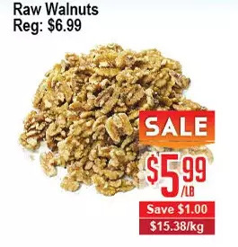 Skyland Foodmart Raw walnuts offer