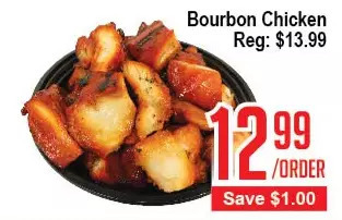 Skyland Foodmart Bourbon chicken offer